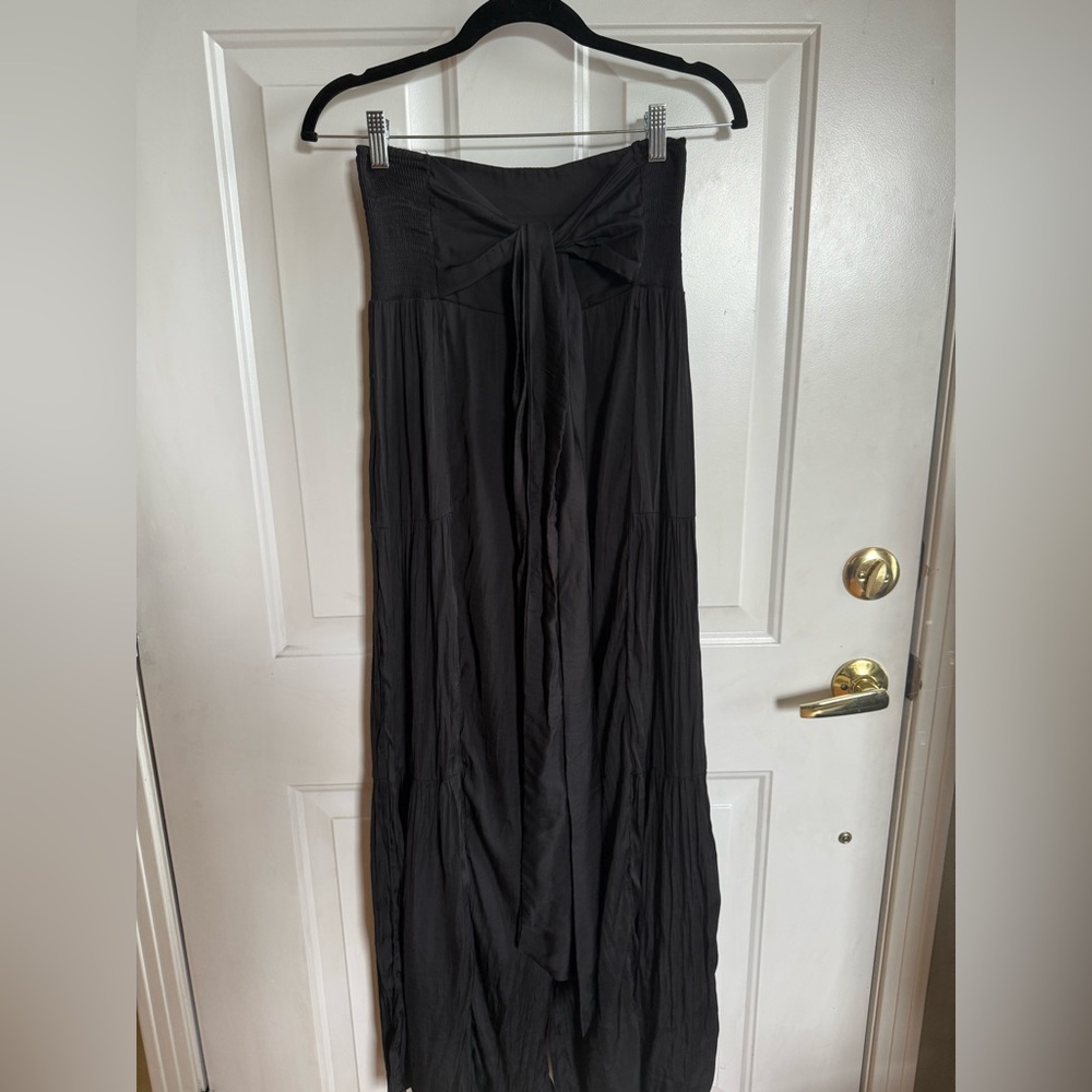 Black Silky palazzo pants